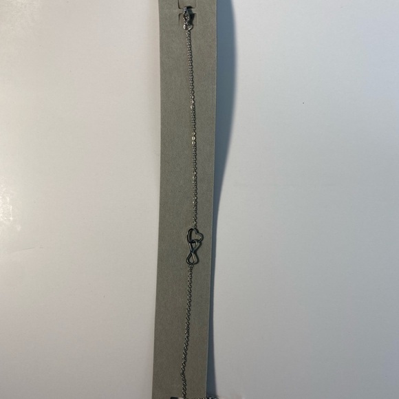 NWT Stainless Steel- Eternal Love Anklet- 9” plus 1.5” extender - Picture 5 of 5